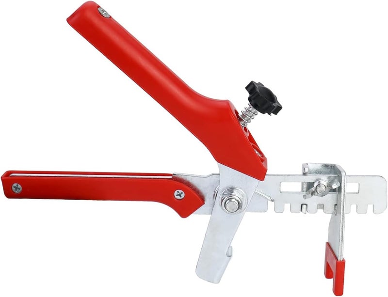 RUHOOM Tile Leveling system Plier Hand Floor Pliers Tiling Installation Tool Tile Locator Leveling System for DIY Ceramic Tile Stone Wall Tile Spacers Adjustment red - Image 5
